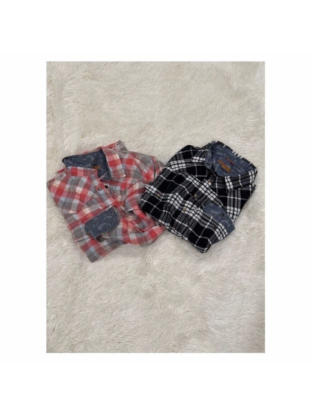 Jack’s Girlfriend Bea Plaid Flannel Shirt - Size Med (EUC) 2 Options